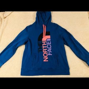 Blue North Face Hoodie